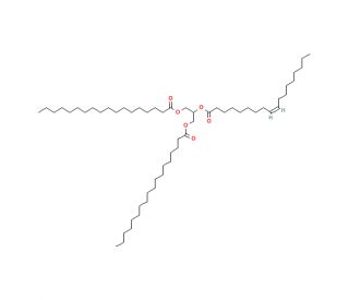 1,3-Distearoyl-2-oleoyl Glycerol (CAS 2846-04-0) - chemical structure image