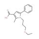 1-(3-Ethoxypropyl)-2-methyl-5-phenyl-1H-pyrrole-3-carboxylic acid - chemical structure image