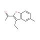 1-(3-ethyl-5-methyl-1-benzofuran-2-yl)ethanone - chemical structure image