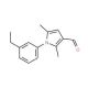1-(3-ethylphenyl)-2,5-dimethyl-1H-pyrrole-3-carbaldehyde - chemical structure image