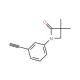 1-(3-Ethynylphenyl)-3,3-dimethyl-2-azetanone - chemical structure image