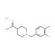 1-(3-Fluoro-4-methylbenzyl)piperidine-4-carboxylic acid hydrochloride - chemical structure image