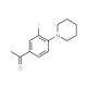 1-(3-fluoro-4-piperidin-1-ylphenyl)ethanone - chemical structure image