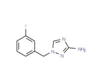 1-(3-Fluoro-benzyl)-1H-[1,2,4]triazol-3-ylamine - chemical structure image