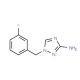 1-(3-Fluoro-benzyl)-1H-[1,2,4]triazol-3-ylamine - chemical structure image