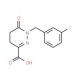1-(3-fluorobenzyl)-6-oxo-1,4,5,6-tetrahydropyridazine-3-carboxylic acid - chemical structure image