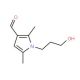 1-(3-Hydroxy-propyl)-2,5-dimethyl-1H-pyrrole-3-carbaldehyde - chemical structure image