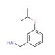 1-(3-Isopropoxyphenyl)methanamine (CAS 386704-11-6) - chemical structure image