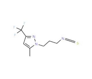 1-(3-Isothiocyanato-propyl)-5-methyl-3-trifluoromethyl-1H-pyrazole - chemical structure image