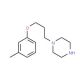 1-(3-m-Tolyloxy-propyl)-piperazine - chemical structure image