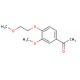 1-[3-methoxy-4-(2-methoxyethoxy)phenyl]ethan-1-one - chemical structure image