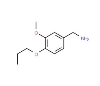 1-(3-methoxy-4-propoxyphenyl)methanamine (CAS 854207-58-2) - chemical structure image