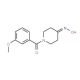 1-(3-methoxybenzoyl)piperidin-4-one oxime - chemical structure image