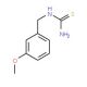 1-(3-Methoxybenzyl)-2-thiourea (CAS 90556-79-9) - chemical structure image