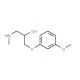 1-(3-Methoxyphenoxy)-3-(methylamino)-propan-2-ol - chemical structure image