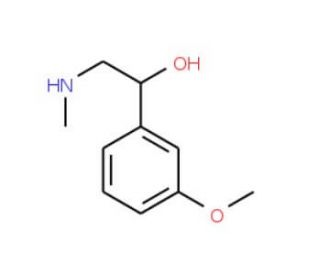 1-(3-Methoxyphenyl)-2-(methylamino)ethanol (CAS 92188-49-3) - chemical structure image