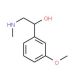 1-(3-Methoxyphenyl)-2-(methylamino)ethanol (CAS 92188-49-3) - chemical structure image