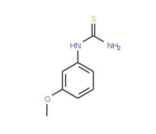 1-(3-Methoxyphenyl)-2-thiourea (CAS 37014-08-7) - chemical structure image