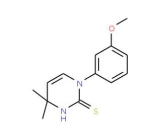 1-(3-Methoxyphenyl)-4,4-dimethyl-1,4-dihydropyrimidine-2-thiol - chemical structure image
