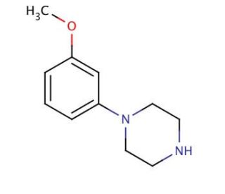 1-(3-Methoxyphenyl)piperazine (CAS 16015-71-7) - chemical structure image
