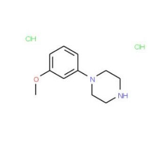 1-(3-Methoxyphenyl)piperazine dihydrochloride (CAS 6968-76-9) - chemical structure image
