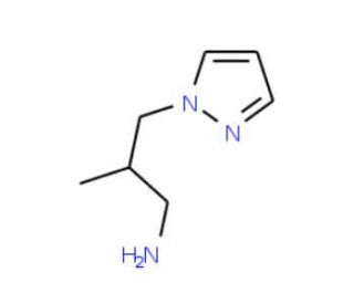 1-(3-Methyl-1H-pyrazol-1-yl)propan-2-amine - chemical structure image