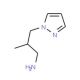1-(3-Methyl-1H-pyrazol-1-yl)propan-2-amine - chemical structure image
