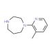 1-(3-Methyl-2-pyridyl)homopiperazine (CAS 880362-05-0) - chemical structure image