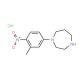 1-(3-Methyl-4-nitrophenyl)homopiperazine hydrochloride - chemical structure image