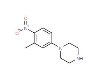 1-(3-Methyl-4-nitrophenyl)piperazine - chemical structure image