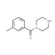 1-(3-Methyl-benzoyl)-piperazine (CAS 100939-91-1) - chemical structure image