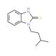 1-(3-Methyl-butyl)-1H-benzoimidazole-2-thiol - chemical structure image
