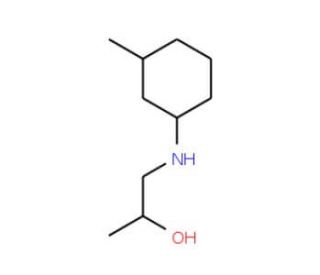 1-(3-Methyl-cyclohexylamino)-propan-2-ol - chemical structure image