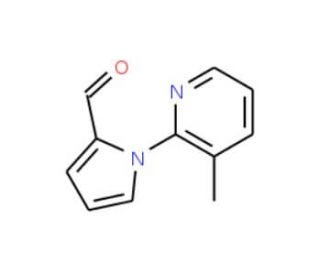 1-(3-Methyl-pyridin-2-yl)-1H-pyrrole-2-carbaldehyde - chemical structure image