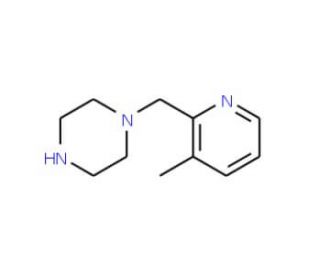 1-(3-Methyl-pyridin-2-ylmethyl)piperazine (CAS 524673-92-5) - chemical structure image