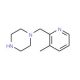 1-(3-Methyl-pyridin-2-ylmethyl)piperazine (CAS 524673-92-5) - chemical structure image