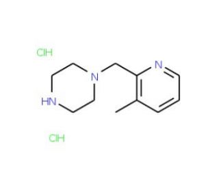 1-(3-Methyl-pyridin-2-ylmethyl)-piperazinedihydrochloride - chemical structure image
