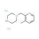 1-(3-Methyl-pyridin-2-ylmethyl)-piperazinedihydrochloride - chemical structure image