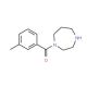 1-(3-methylbenzoyl)-1,4-diazepane - chemical structure image