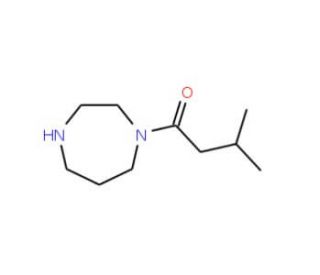 1-(3-methylbutanoyl)-1,4-diazepane - chemical structure image