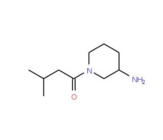 1-(3-Methylbutanoyl)piperidin-3-amine - chemical structure image
