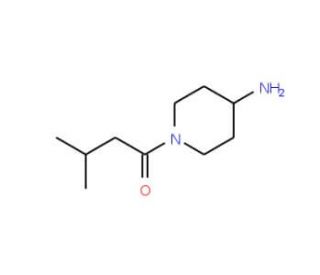 1-(3-Methylbutanoyl)piperidin-4-amine - chemical structure image