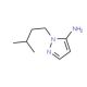 1-(3-methylbutyl)-1H-pyrazol-5-amine (CAS 3524-21-8) - chemical structure image