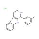 1-(3-Methylphenyl)-2,3,4,9-tetrahydro-1H-beta-carboline hydrochloride - chemical structure image