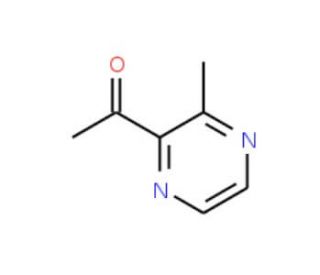 1-(3-methylpyrazin-2-yl)ethan-1-one (CAS 23787-80-6) - chemical structure image