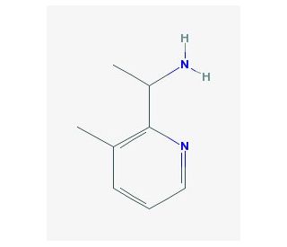 [1-(3-methylpyridin-2-yl)ethyl]amine (CAS 780803-63-6) - chemical structure image