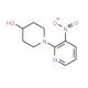 1-(3-Nitro-2-pyridinyl)-4-piperidinol - chemical structure image