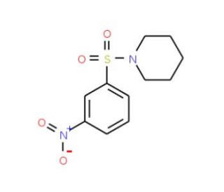 1-(3-Nitrophenylsulfonyl)piperidine (CAS 91619-31-7) - chemical structure image