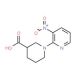 1-(3-Nitropyridin-2-yl)piperidine-3-carboxylic acid - chemical structure image