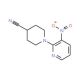 1-(3-Nitropyridin-2-yl)piperidine-4-carbonitrile - chemical structure image